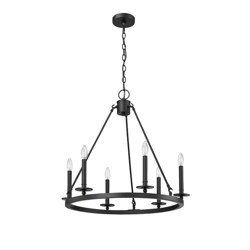 Millennium Lighting 46706 Florence 6 Light 26" Wide Taper Candle