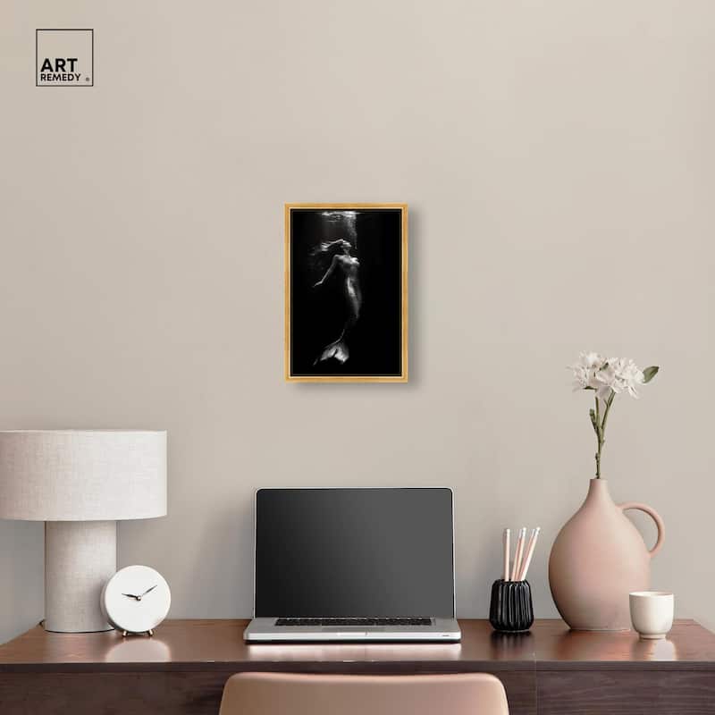 Mermaid Deep Canvas by Art Remedy