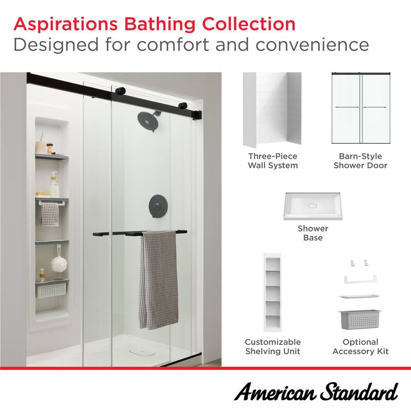 American Standard AM0085.5400 Aspirations 72" High x 45-1/4" Wide