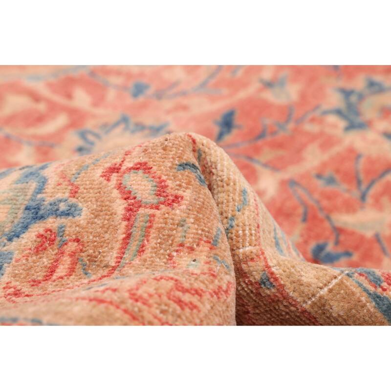 ECARPETGALLERY Hand-knotted Antalya Vintage Light Red Wool Rug - 9'2 x 12'8