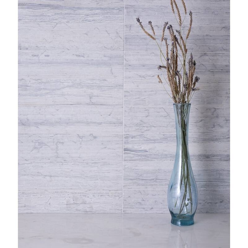 Artisana 3x12 in. Textured Etched Linear Wave Elongated Subway Wall and Floor Tile (5 sq ft/case, 20-Pack)