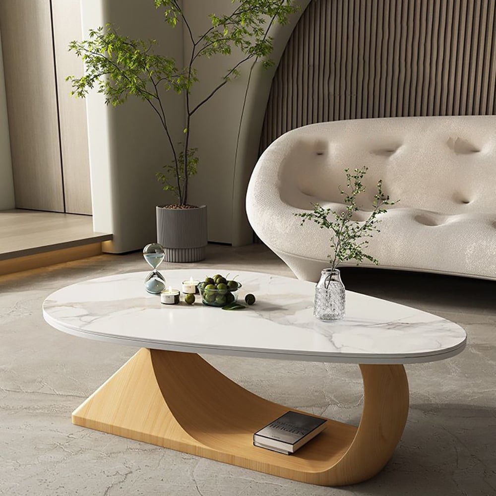 Affordable marble store coffee table