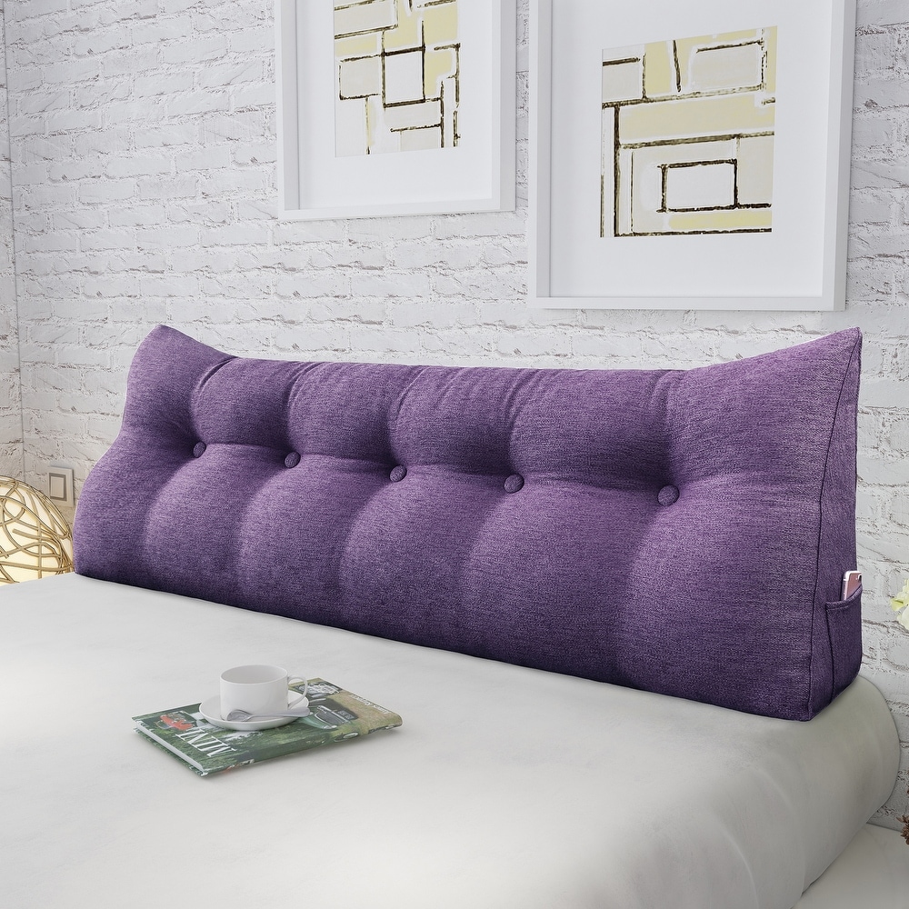 Purple bed cushions online