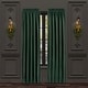 preview thumbnail 2 of 6, J. Queen New York Noelle Christmas Window Panel Pair Evergreen