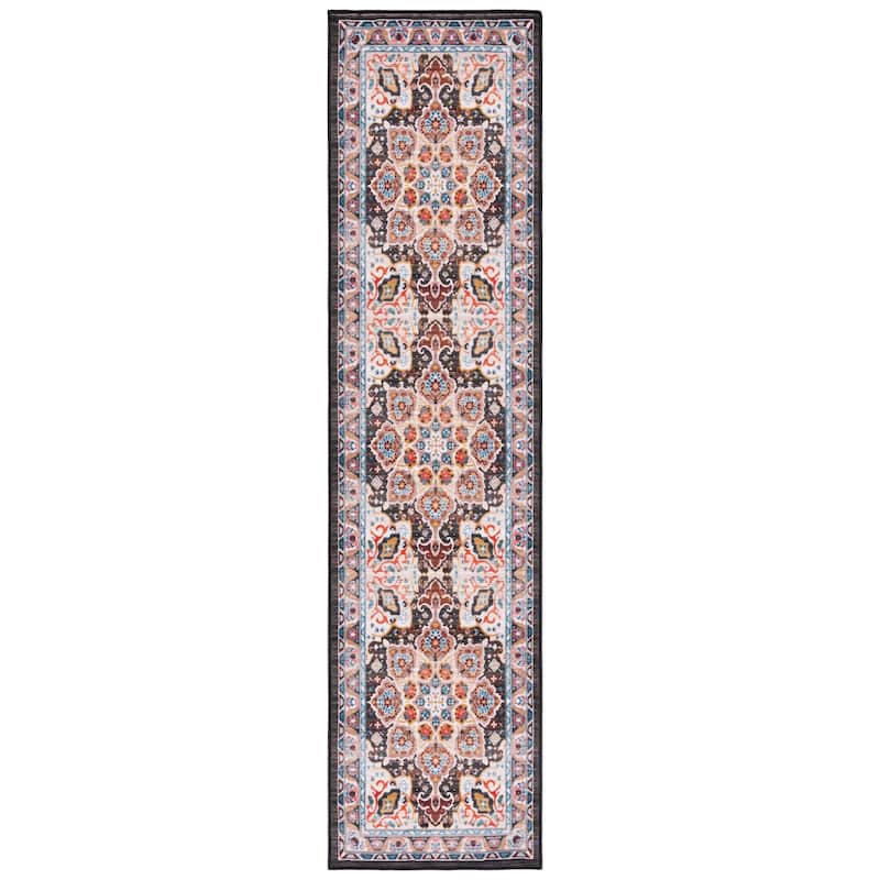 SAFAVIEH Riviera Machine Washable Slip Resistant Wilma Oriental Rug