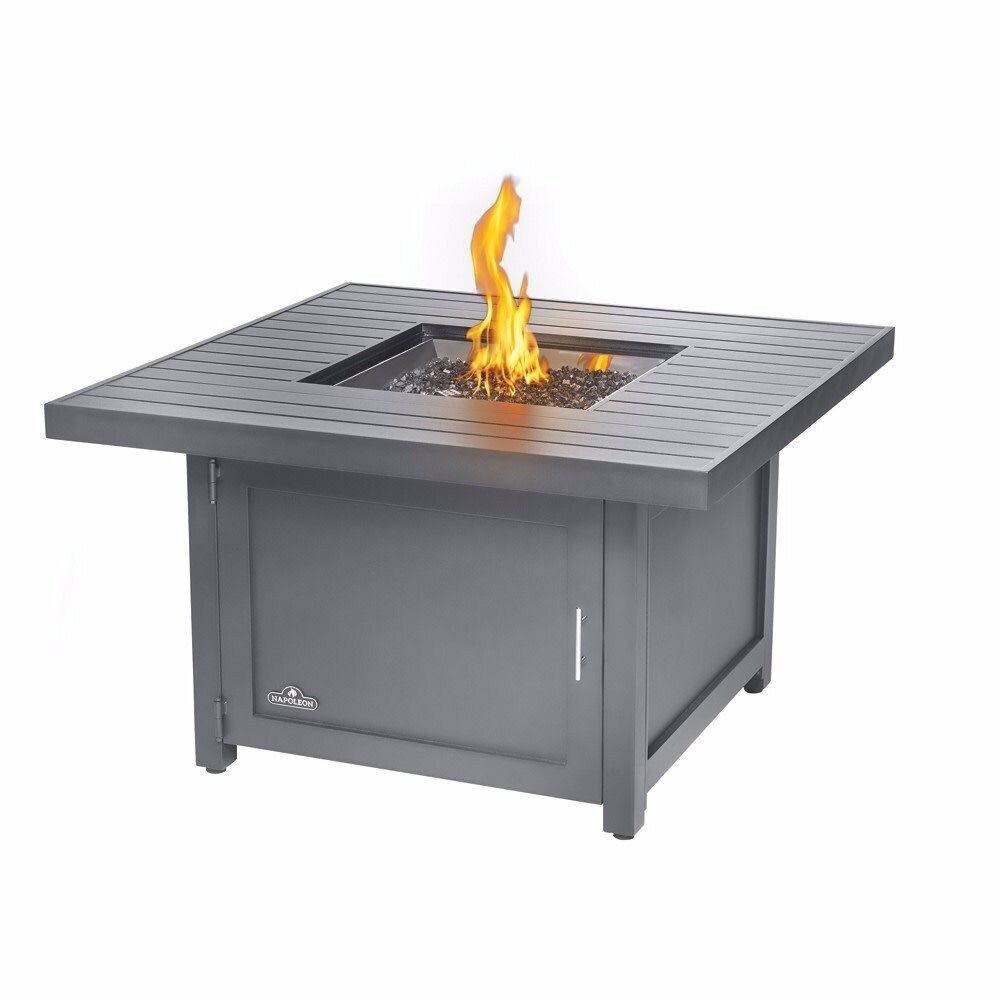 Shop Napoleon Hamp2 Hamptons 42 Wide 40 000 Btu Freestanding Liquid Propane Natural Gas Square Table Fire Pit Overstock 17265691