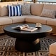 preview thumbnail 23 of 27, Round Coffee Tables Accent Center Table Black