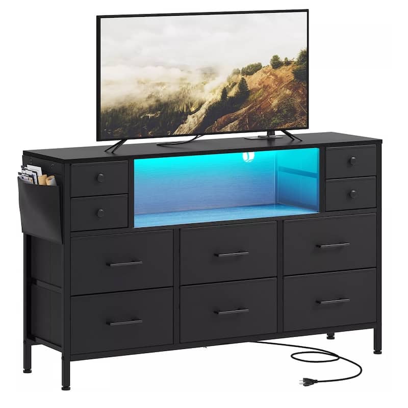LED TV Stand Cabinet for 60/55 in Entertainment Center - 47 inches in width