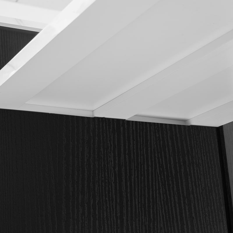 Anmytek Expandable Kitchen Island and Dining Table with Power Outlets - Convertible Cart to Table for Small Spaces