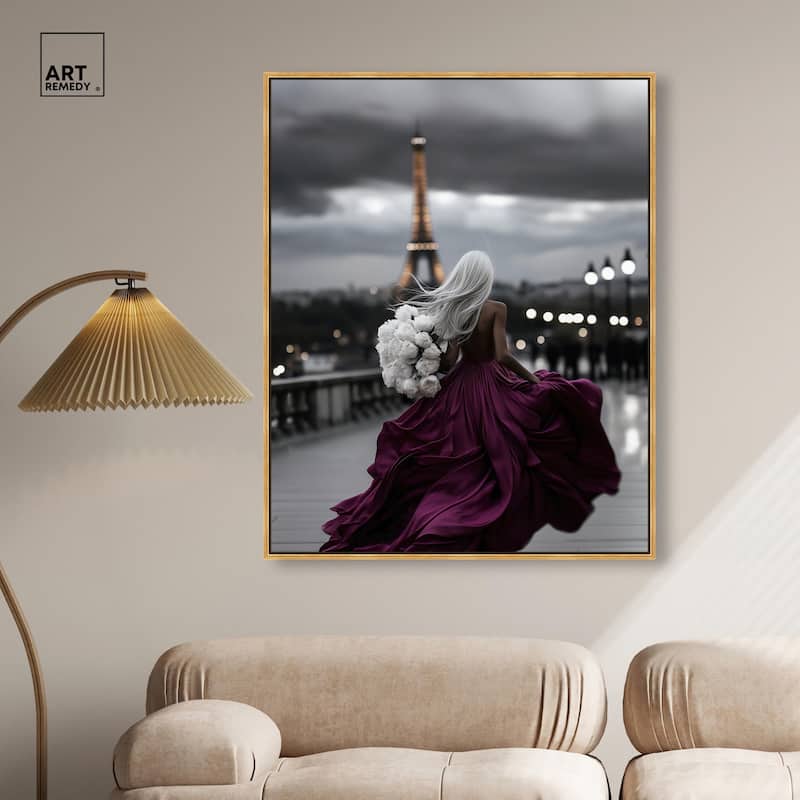 City of Love Canvas by Art Remedy
