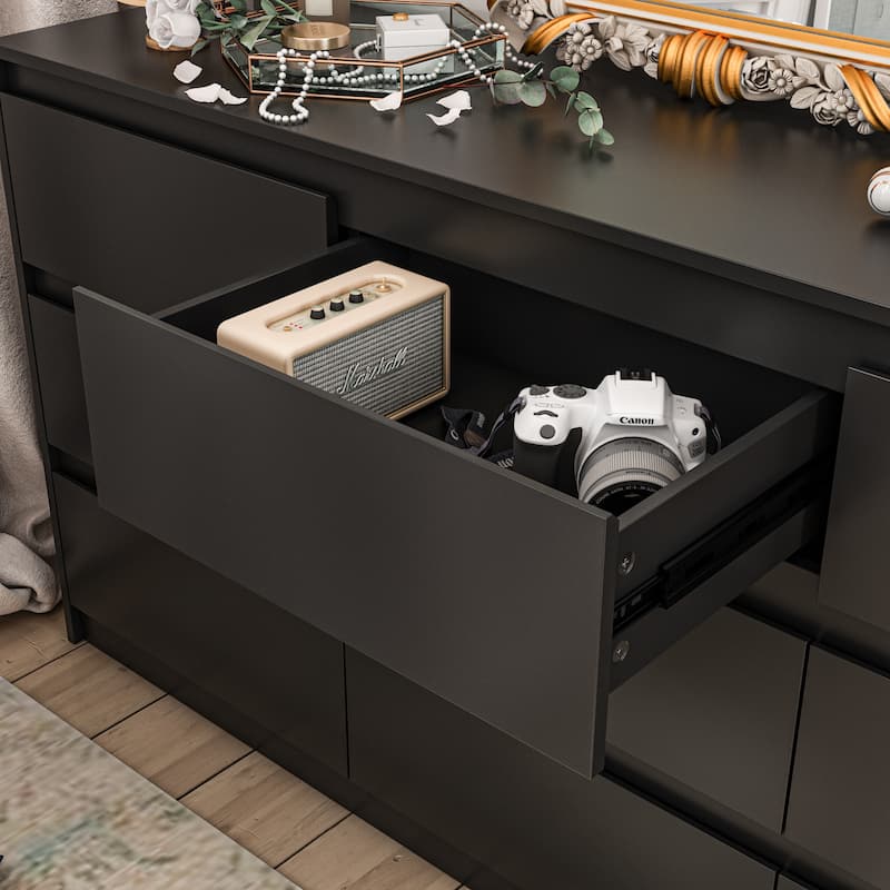9 Drawer Dresser White Dresser Chest Drawer Storage Organizer Cabinet