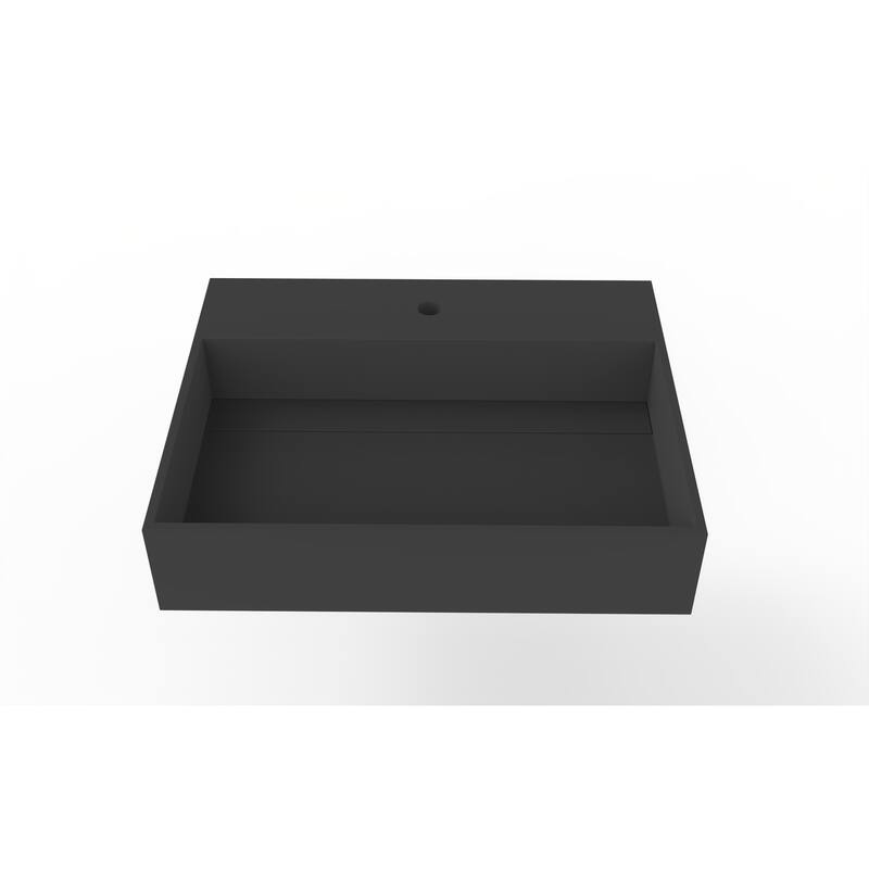 Juniper Stone Solid Surface Wall-mounted Vessel Sink