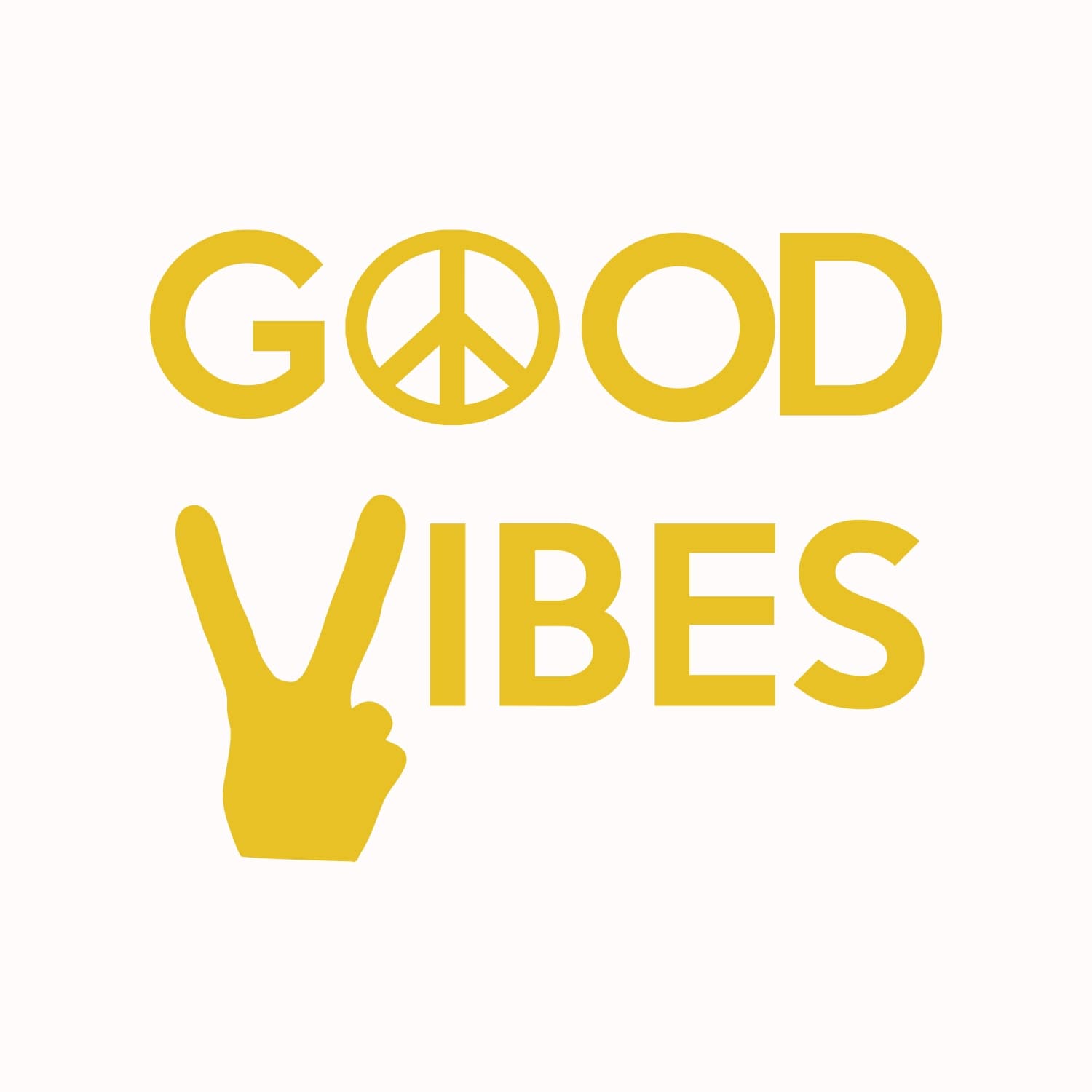 Shop Good Vibes Decal Piece Sign Vinyl Sticker Hippie Decals Good Vibes Wall Decal Overstock 31743243