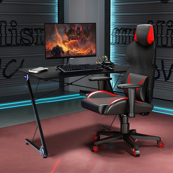 Z shaped gaming desk sale
