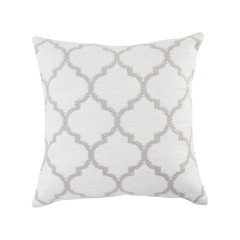 Sevita Geometric Lattice Indoor/Outdoor Throw Pillow