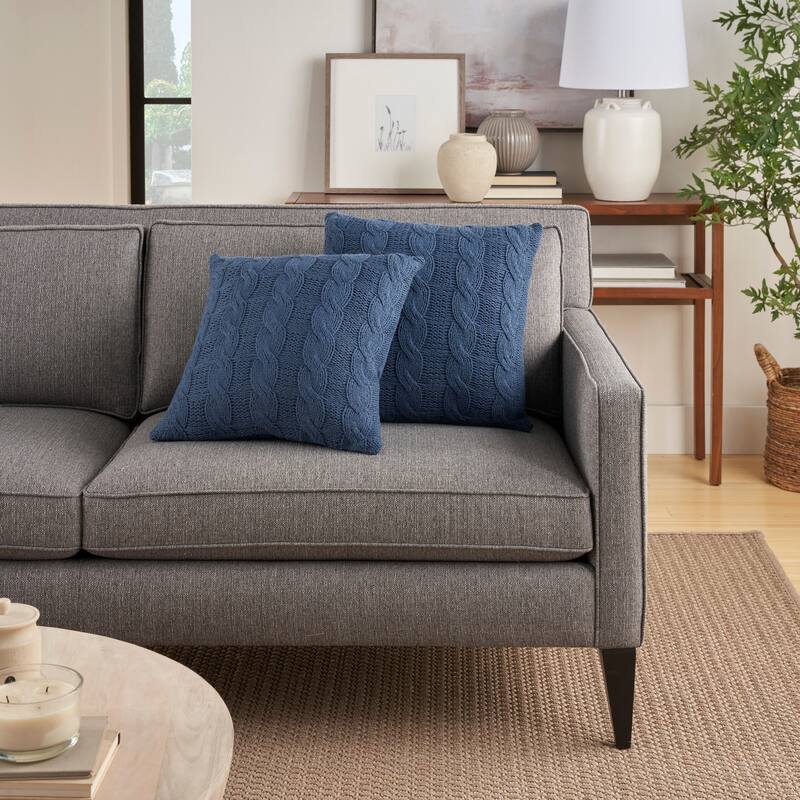 Mina Victory Lifestyle Solid Throw Pillow