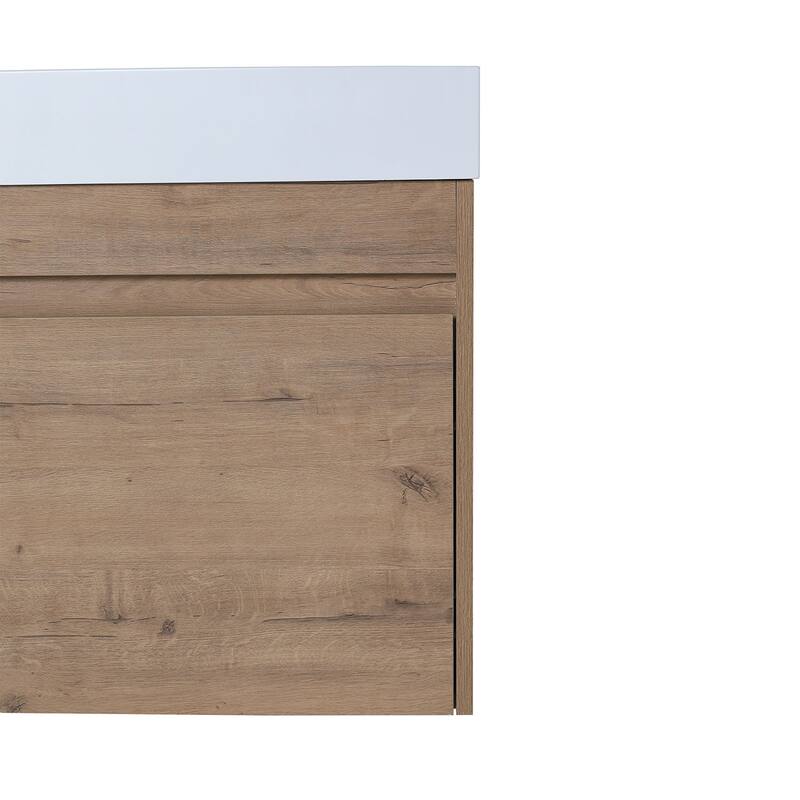 18 in.Mini Bath Vanity Set with Cultured Marble Vanity Top