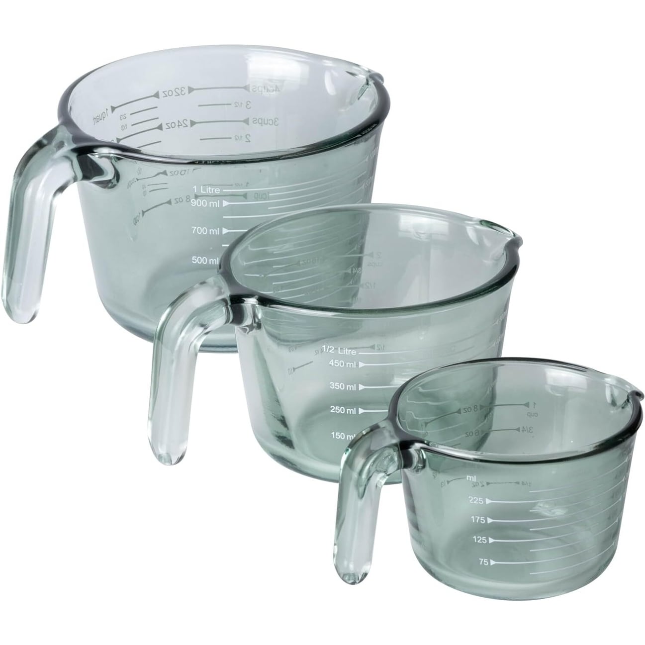 3 cup glass bowls with lids Hario Heat Resistant Glass Bowls with Lid Kitchenware main image 0