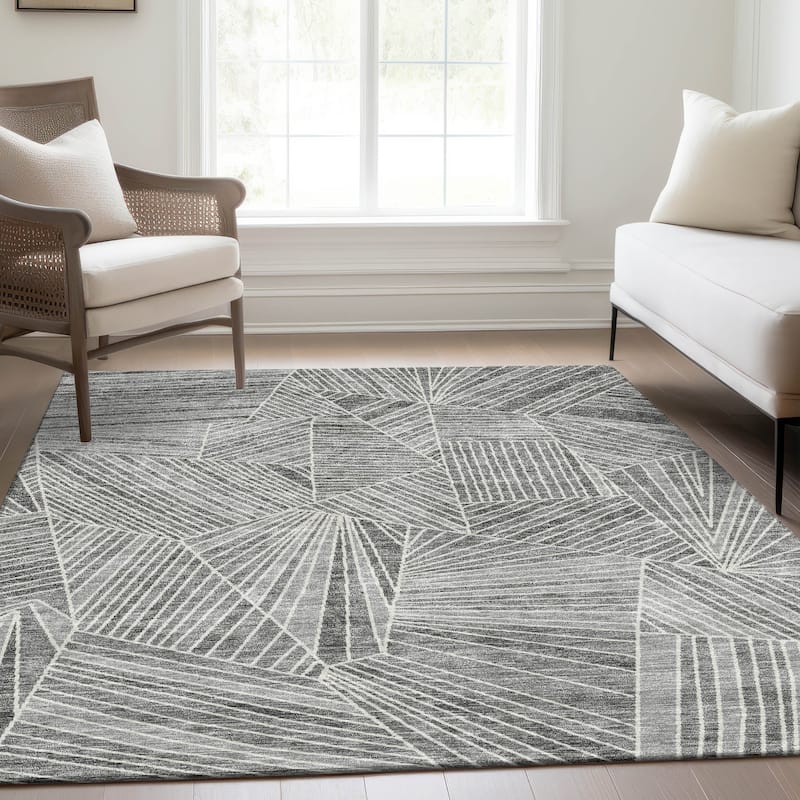 Premium Washable Super Soft Modern Mosaic Mayfield Rug