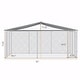 preview thumbnail 8 of 6, Outdoor Canopy Dog Kennel - Waterproof, Spacious 181" x 181" x 71.65"