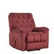 preview thumbnail 17 of 33, Power Lift Chair Soft Velvet Upholstery Recliner with Remote Control
