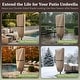 preview thumbnail 11 of 10, Pure Garden Polyester Waterproof Double-sided Umbrella Cover