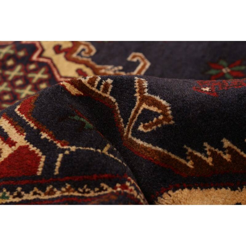 Teimani Navy Rug 3'9" x 6'5" - 3'9 x 6'5