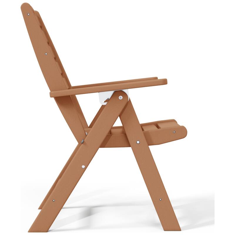 Coastline Patio Folding Highback Dining Chair Set of 2