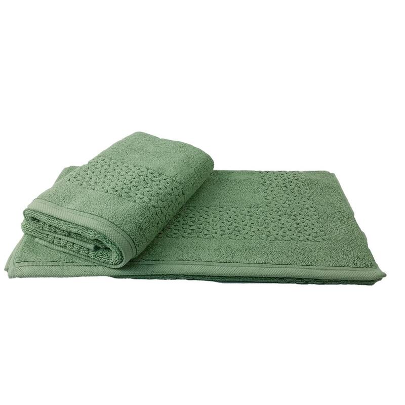 Classic Turkish Towel Hardwick 900 GSM Bath Mat (Set of 2)