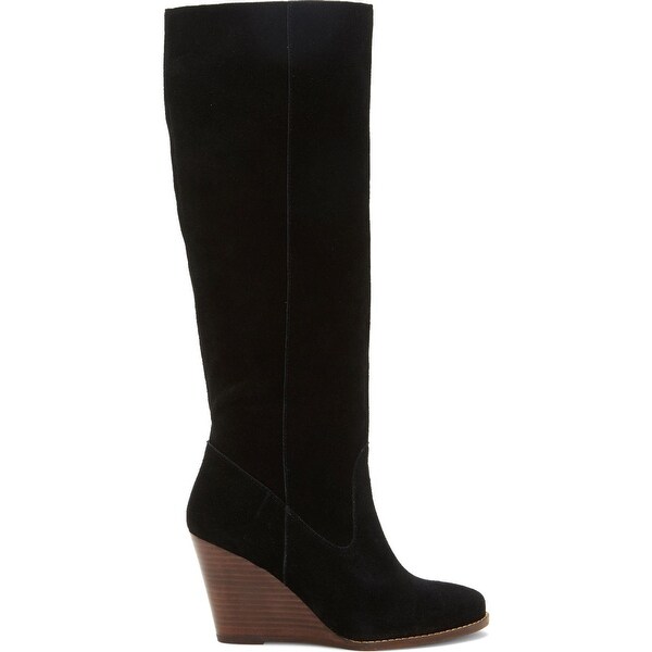 jessica simpson black wedge boots