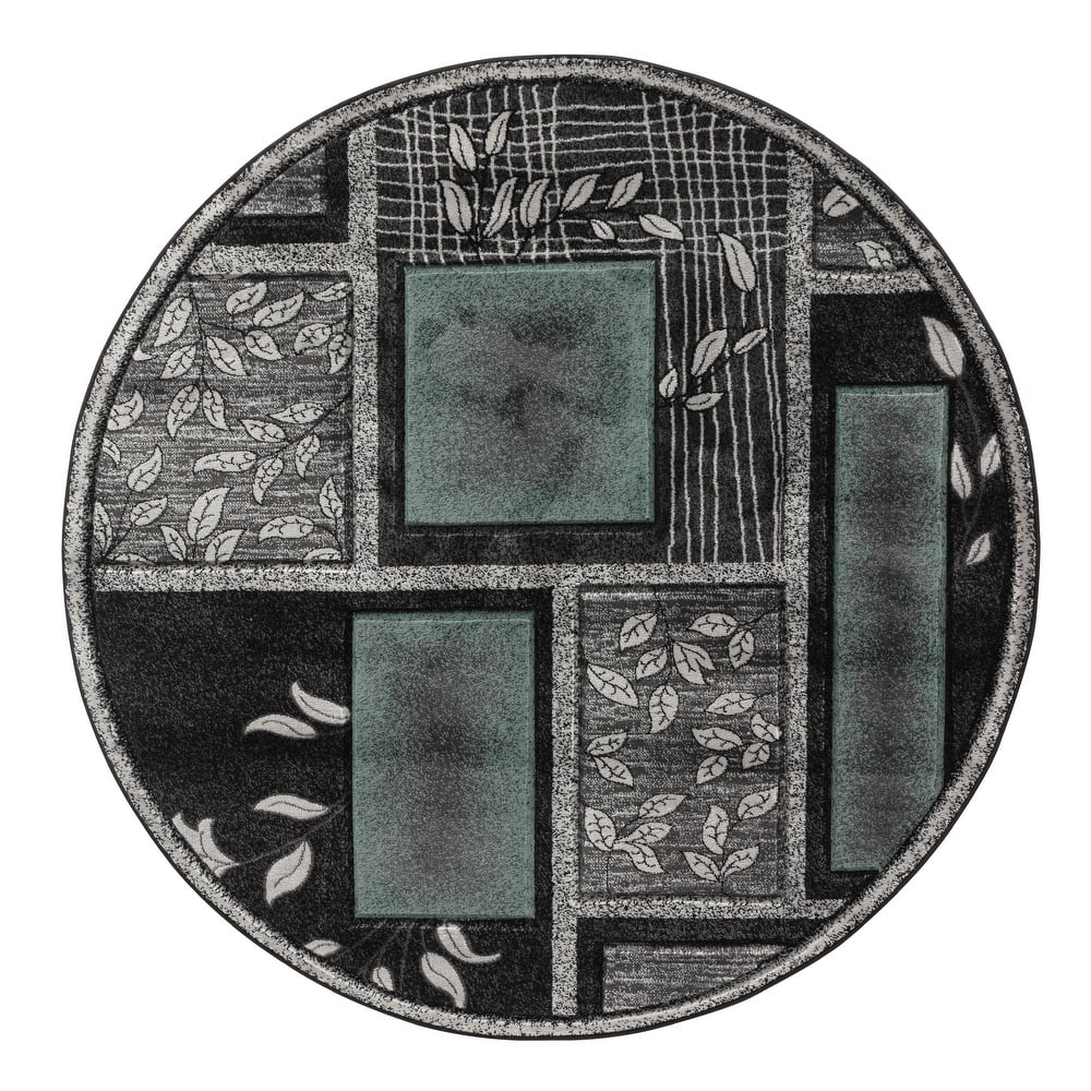 Glamour Collection Polypropylene Area Rug