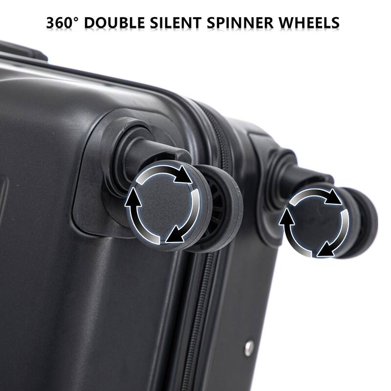 20"/24"/28" 3 pcs/set in ABS Spinner Wheel Luggage, Matching Color, With Combination Lock