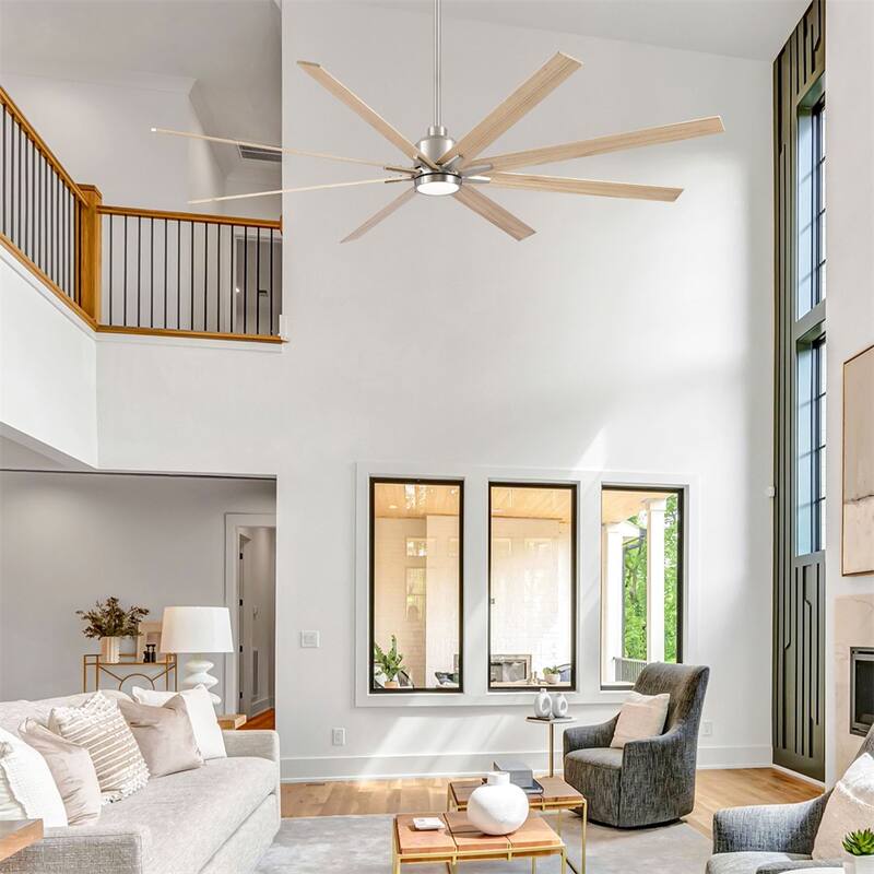 84" Lowe Profile Ceiling Fan with Light