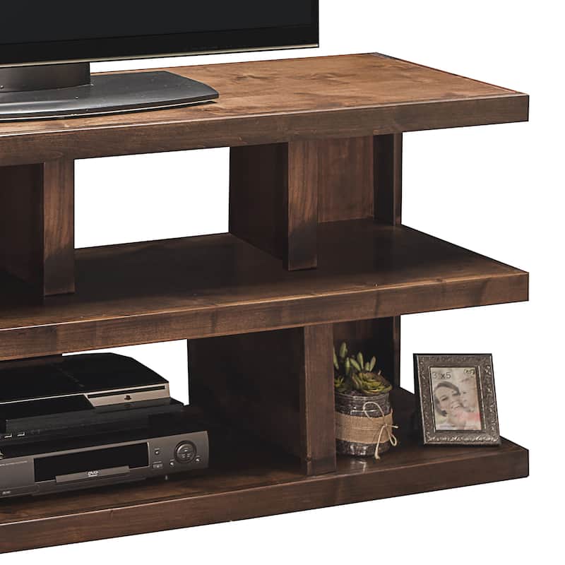 Bridgevine Home Sausalito 64 inch TV Stand for TVs up to 70 inches, No Assembly Required