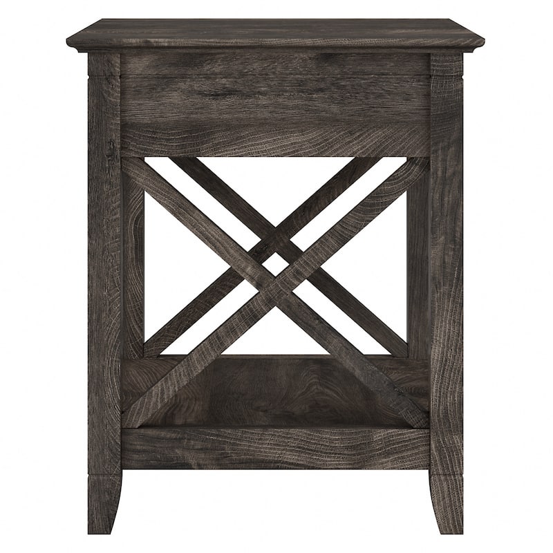 Key West Coastal Box Drawer Nightstand by Bush Furniture