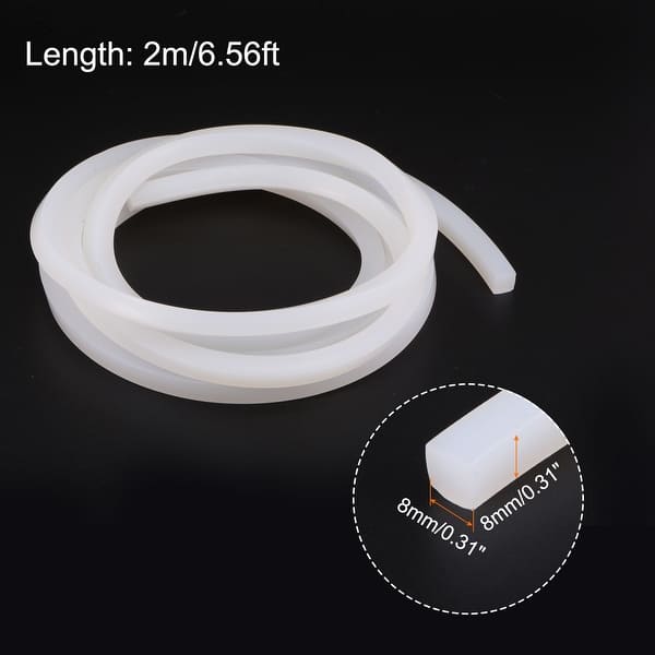 Flexible Solid Silicone Strip 0.31
