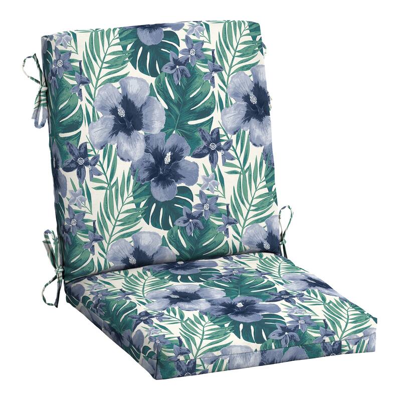 ARDEN Outdoor Midback Chair Cushion, 18 x 16.5 - Salome Tropical