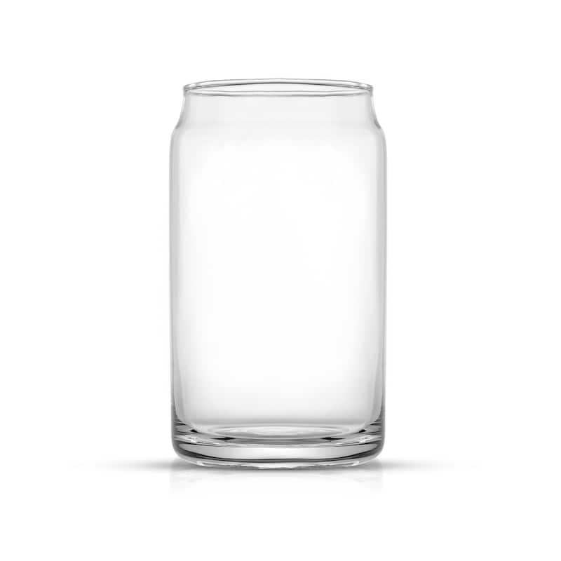 JoyJolt Classic Can Shaped Tumbler Highball Drinking Glass Cups - 17 oz - Set of 6 - 17 oz.