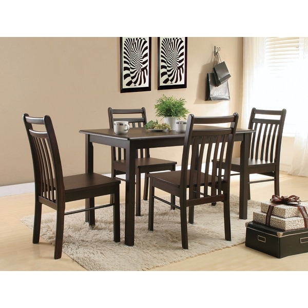 Shop Dining Table, Espresso Brown Free Shipping Today Overstock