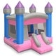 preview thumbnail 1 of 5, Commercial Princess Castle Bounce House Kids