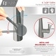 preview thumbnail 7 of 39, STYLISH Kitchen Sink Faucet Single Handle Pull Down Dual Mode Lead Free - Faucet Height: 17" | Spout Height: 9 1/2"