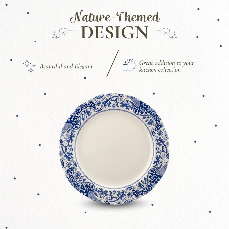 Spode Blue Italian Brocato Plate