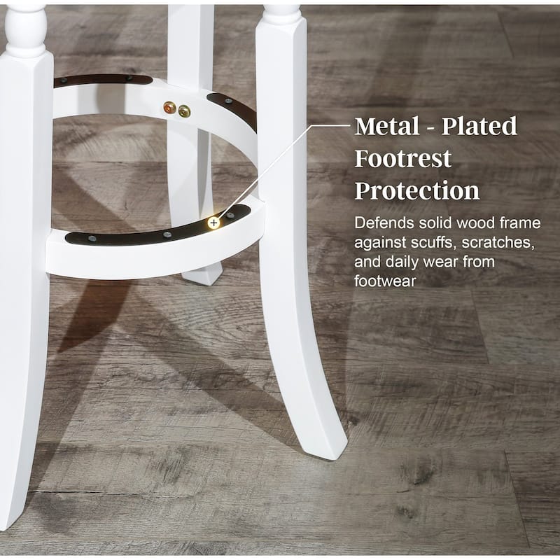 DTY Indoor Living Palmer Lake Backless Swivel Counter or Bar Stool