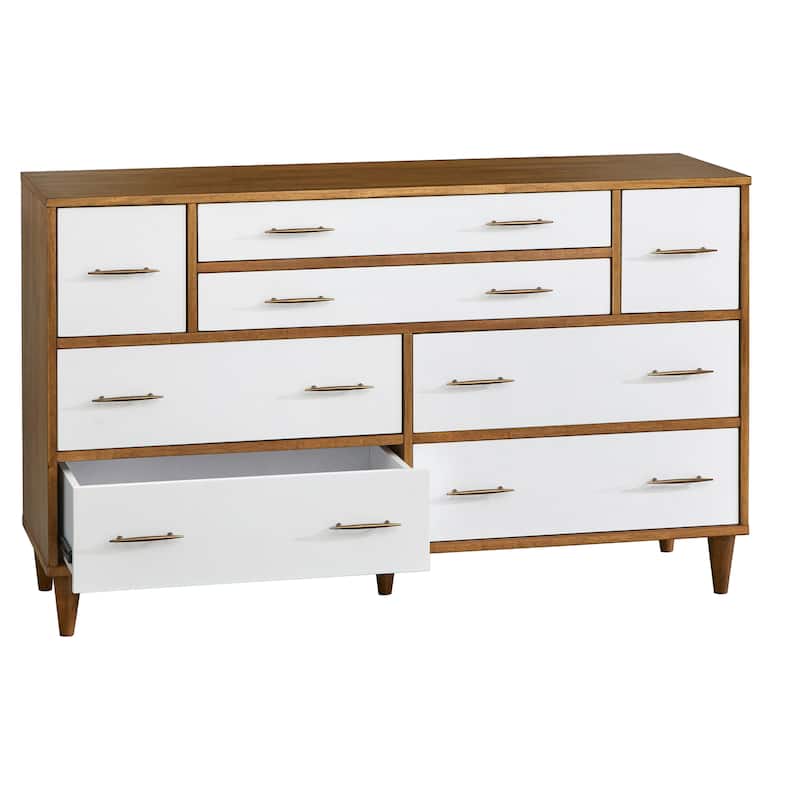 Lifestorey Ana 8-Drawer Mid-Century Modern Dresser