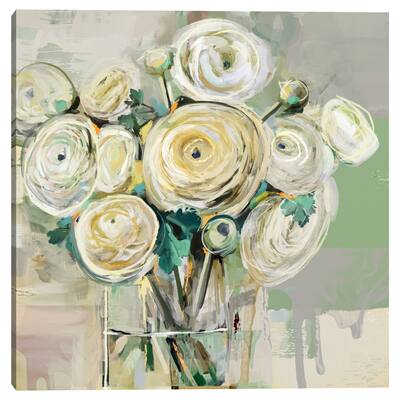 Ranunculus Gathering by Studio Arts Canvas Art Print