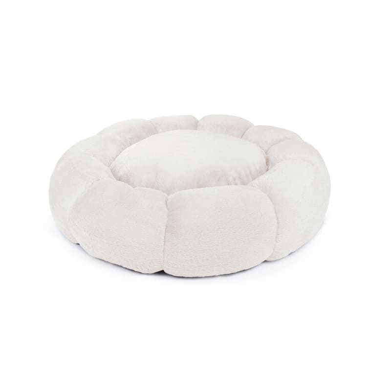 Sherry Kline Pets Daisy Round Donut Shape Calming Bed for Dogs and Cats