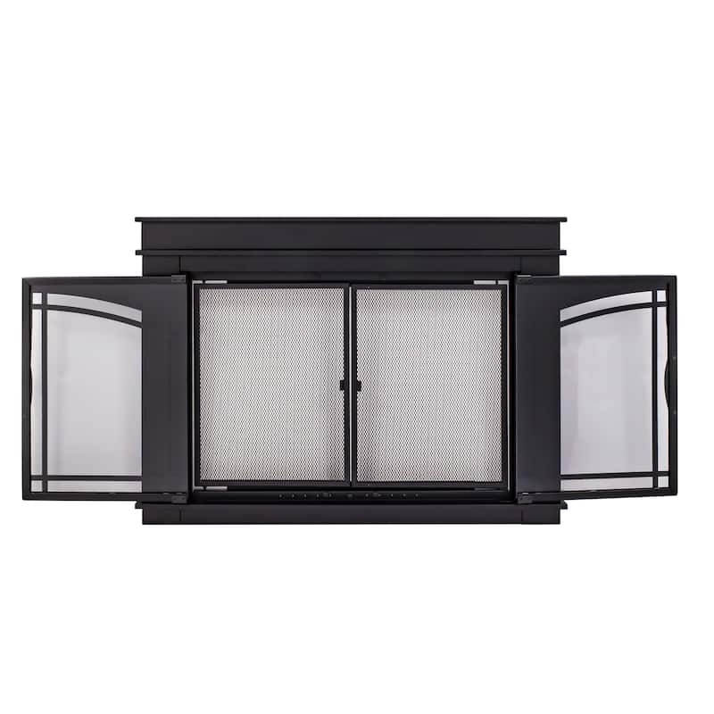 Pleasant Hearth Fenwick Fireplace Glass Door