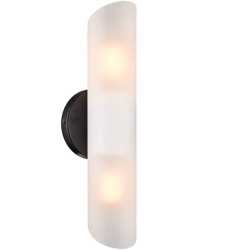 Syracuse Modern 2-Bulbs Cylinder Sconce Lighting Set of 2