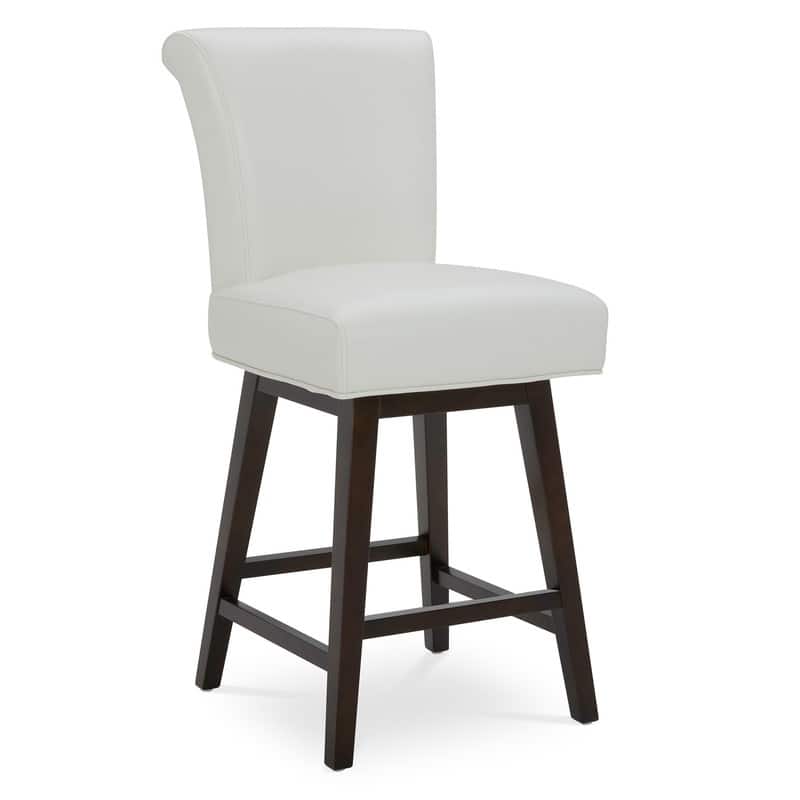 Spruce & Spring Noah Modern Upholstered Counter Height Swivel Barstool Single