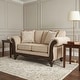 preview thumbnail 9 of 30, Hernen Carved Wood Frame 5-Piece Living Room Set